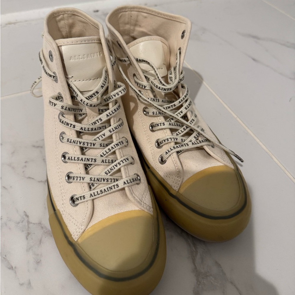 Allsaints Jaxon high top tennis shoes